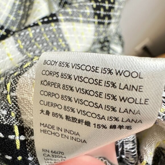 Anthropologie Pilcro Breezy Button Down Plaid Hand Stitch - Picture 10 of 11